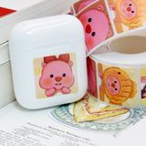  [GIAO HÀNG 7-25 NGÀY] COMBO 50 Cuộn 500 Sticker 2.5CM hình vuông Thank you dán niêm phong túi giấy, hộp bánh handmade, tem dán thiệp, hộp quà tặng Q1693 
