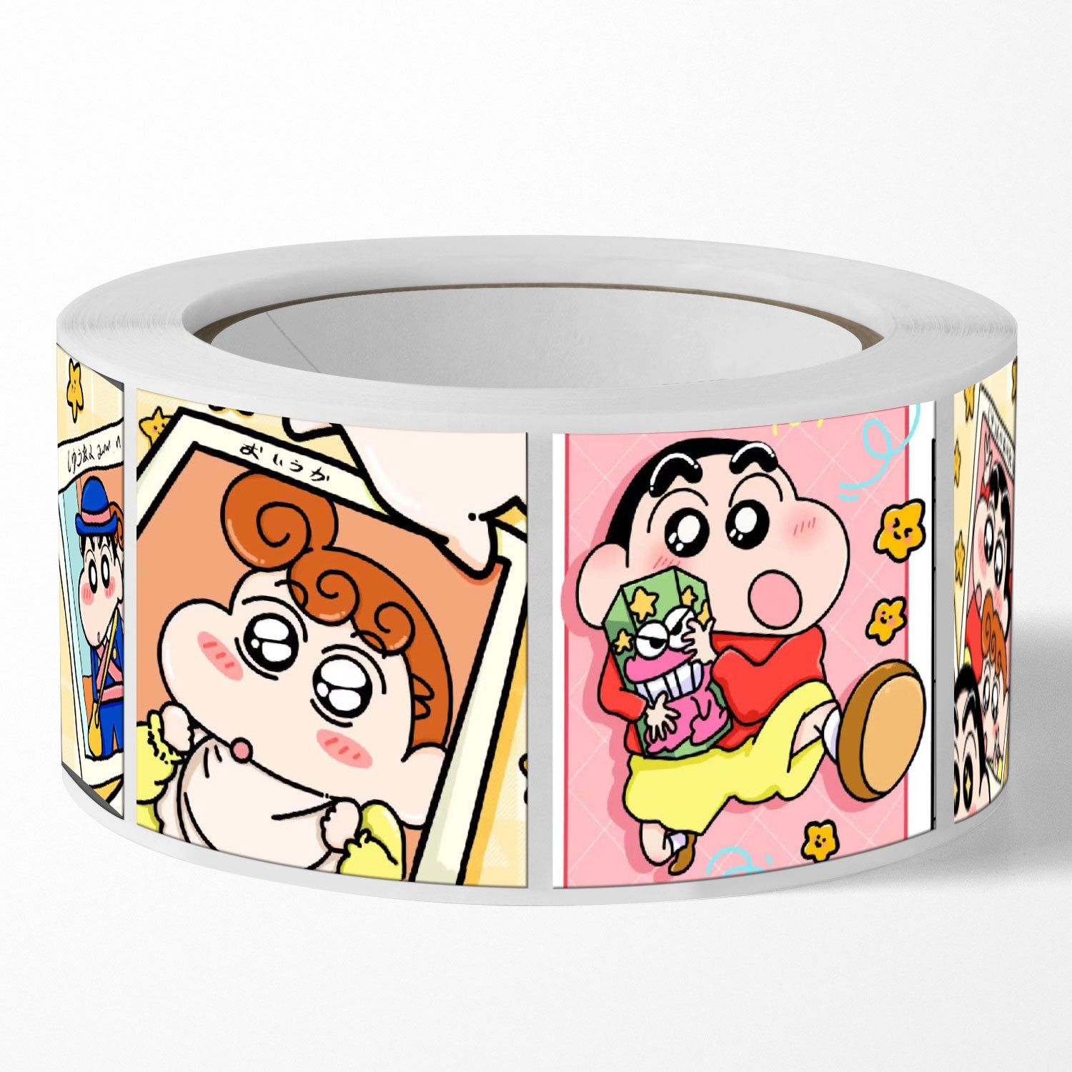  [GIAO HÀNG 7-25 NGÀY] COMBO 50 Cuộn 500 Sticker 2.5CM hình vuông Thank you dán niêm phong túi giấy, hộp bánh handmade, tem dán thiệp, hộp quà tặng Q1693 