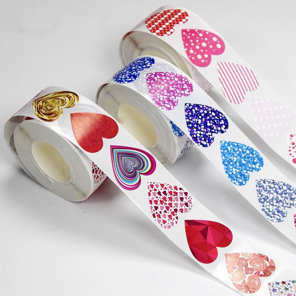  [GIAO HÀNG 7-25 NGÀY] COMBO 50 Cuộn 500 Sticker 2.5CM hình vuông Thank you dán niêm phong túi giấy, hộp bánh handmade, tem dán thiệp, hộp quà tặng Q1693 