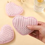  COMBO 20 miếng Bông Tẩy Trang bỏ túi du lịch tiện lợi bằng sợi vải bông tẩy trang lười mềm mại hai mặt hình trái tim PK1684 (ORDER) 