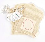  COMBO 20 miếng Bông Tẩy Trang kèm túi du lịch Găng tay tẩy trang ngón tròn có thể giặt được bằng nước tẩy trang bằng bông tre PK1684 (ORDER) 