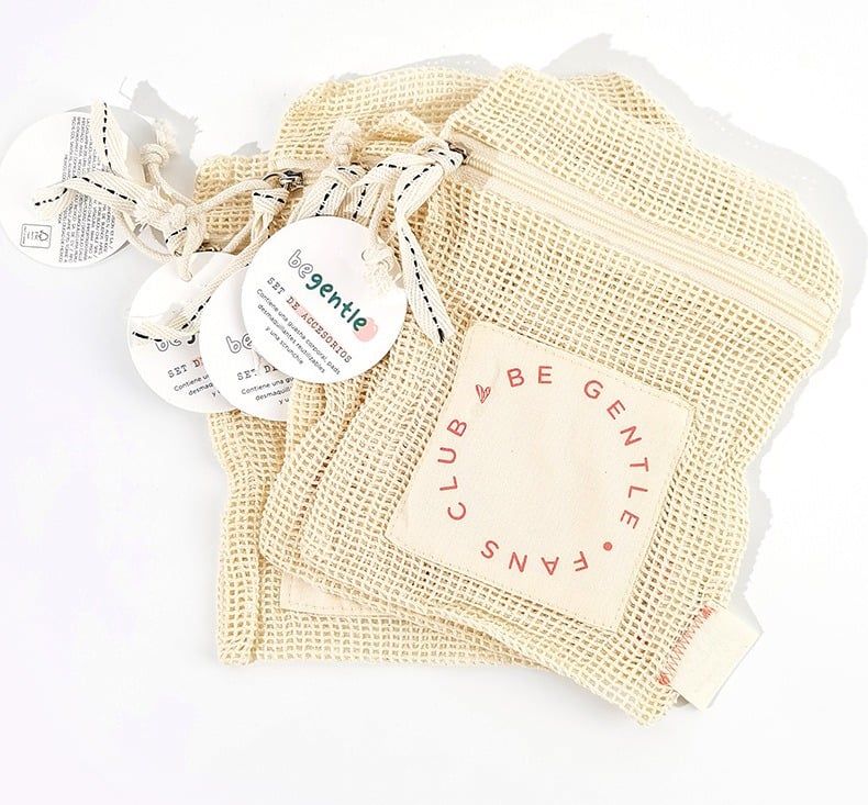  COMBO 20 miếng Bông Tẩy Trang kèm túi du lịch Găng tay tẩy trang ngón tròn có thể giặt được bằng nước tẩy trang bằng bông tre PK1684 (ORDER) 