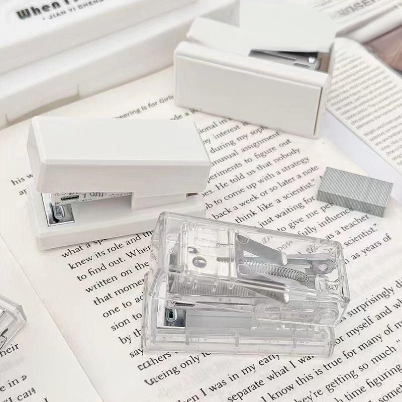  [GIAO HÀNG 7-25 NGÀY]  20 BỘ Ghim bấm giấy dập ghim xinh xắn, đi kèm bấm giấy văn phòng phẩm tiện lợi PK1694 