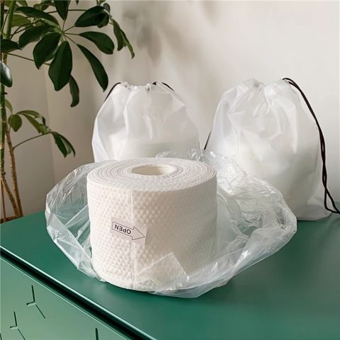  CUỘN Khăn giấy khô dùng 1 lần mềm mại, đa năng, đi kèm túi đựng khăn giấy tiện lợi PK1321 [HÀNG ORDER 5-7 NGÀY | ÁP DỤNG ĐƠN TỪ 2 TRIỆU | CÓ THỂ IN LOGO] 