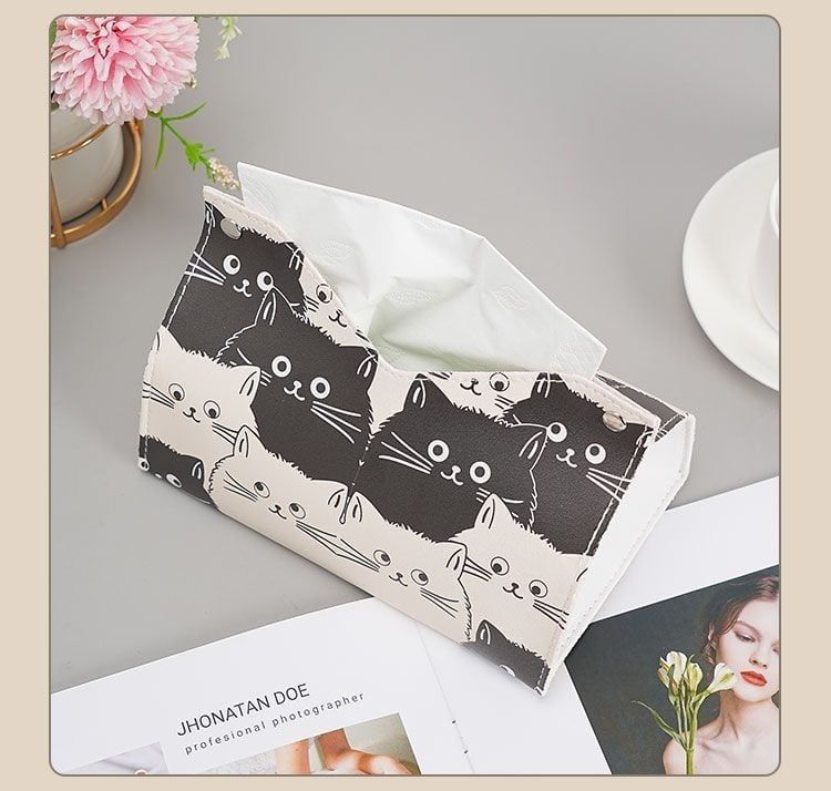  COMBO 20 Hộp đựng khăn giấy bằng da PU chống thấm nước PK1511 [GIAO HÀNG 7-25 NGÀY] 