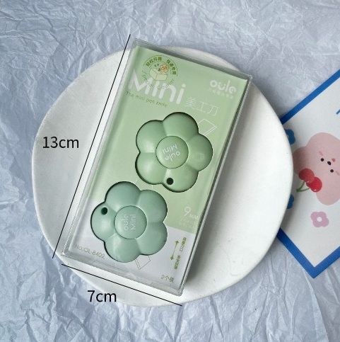 [GIAO HÀNG 7-25 NGÀY] COMBO 40 Dao rọc giấy nhỏ gọn 5CM, hình bông hoa PK1227 