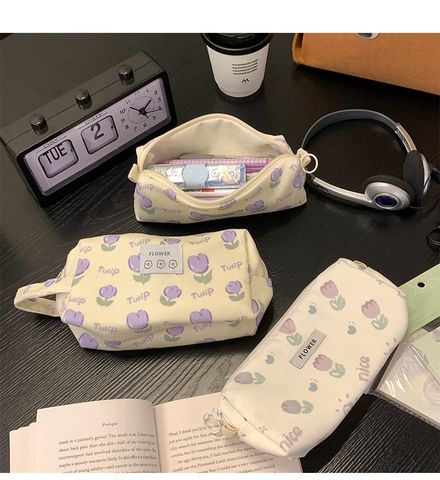  [GIAO HÀNG 7-25NGÀY]  5 Túi vải đựng bút, hộp bút kích thước 20x7x8CM nhiều họa tiết T1570 