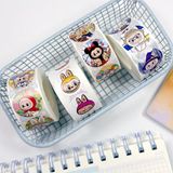  [GIAO HÀNG 7-25 NGÀY] COMBO 50 Cuộn 500 Sticker 2.5CM hình vuông Thank you dán niêm phong túi giấy, hộp bánh handmade, tem dán thiệp, hộp quà tặng Q1693 