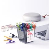  COMBO 100 Kẹp quần áo thép không gỉ đa năng nhiều màu kích thước 5.5CM PK1296 [ORDER] 