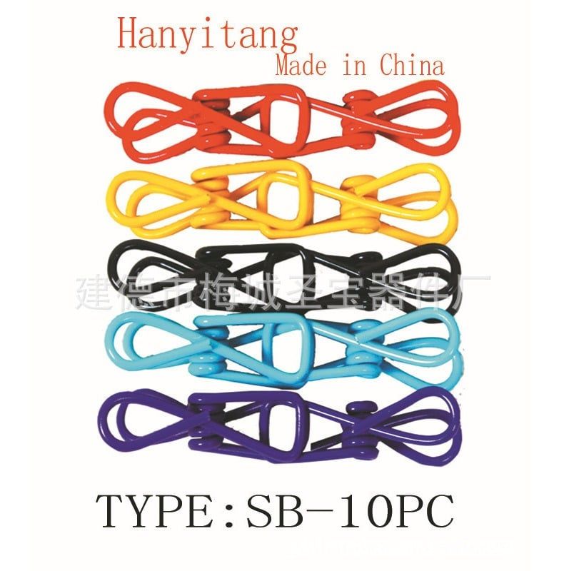  COMBO 100 Kẹp quần áo thép không gỉ đa năng nhiều màu kích thước 5.5CM PK1296 [ORDER] 