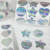  [GIAO HÀNG 7-25 NGÀY] COMBO 50 Cuộn 500 Sticker 2.5CM hình vuông Thank you dán niêm phong túi giấy, hộp bánh handmade, tem dán thiệp, hộp quà tặng Q1693 