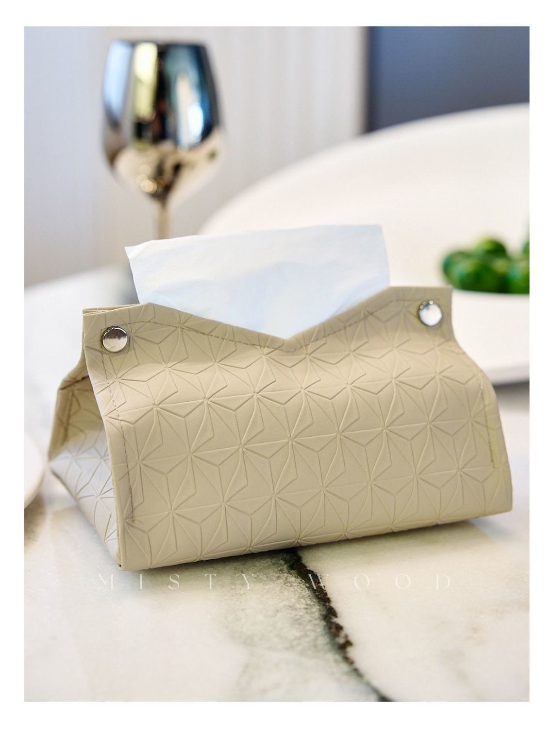  COMBO 20 Hộp đựng khăn giấy bằng da PU chống thấm nước PK1511 [GIAO HÀNG 7-25 NGÀY] 