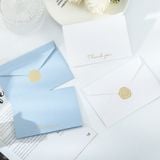  [GIAO HÀNG 7-25 NGÀY] 50 Phong bì kèm nhãn dán Niêm Phong 16*11.7cm màu hồng dùng đựng thiệp chúc mừng, Thiệp Mời Đám Cưới Đính Hôn Lãng Mạn Q1741 