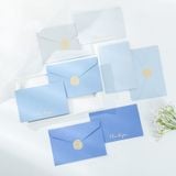  [GIAO HÀNG 7-25 NGÀY] 50 Phong bì kèm nhãn dán Niêm Phong 16*11.7cm màu hồng dùng đựng thiệp chúc mừng, Thiệp Mời Đám Cưới Đính Hôn Lãng Mạn Q1741 