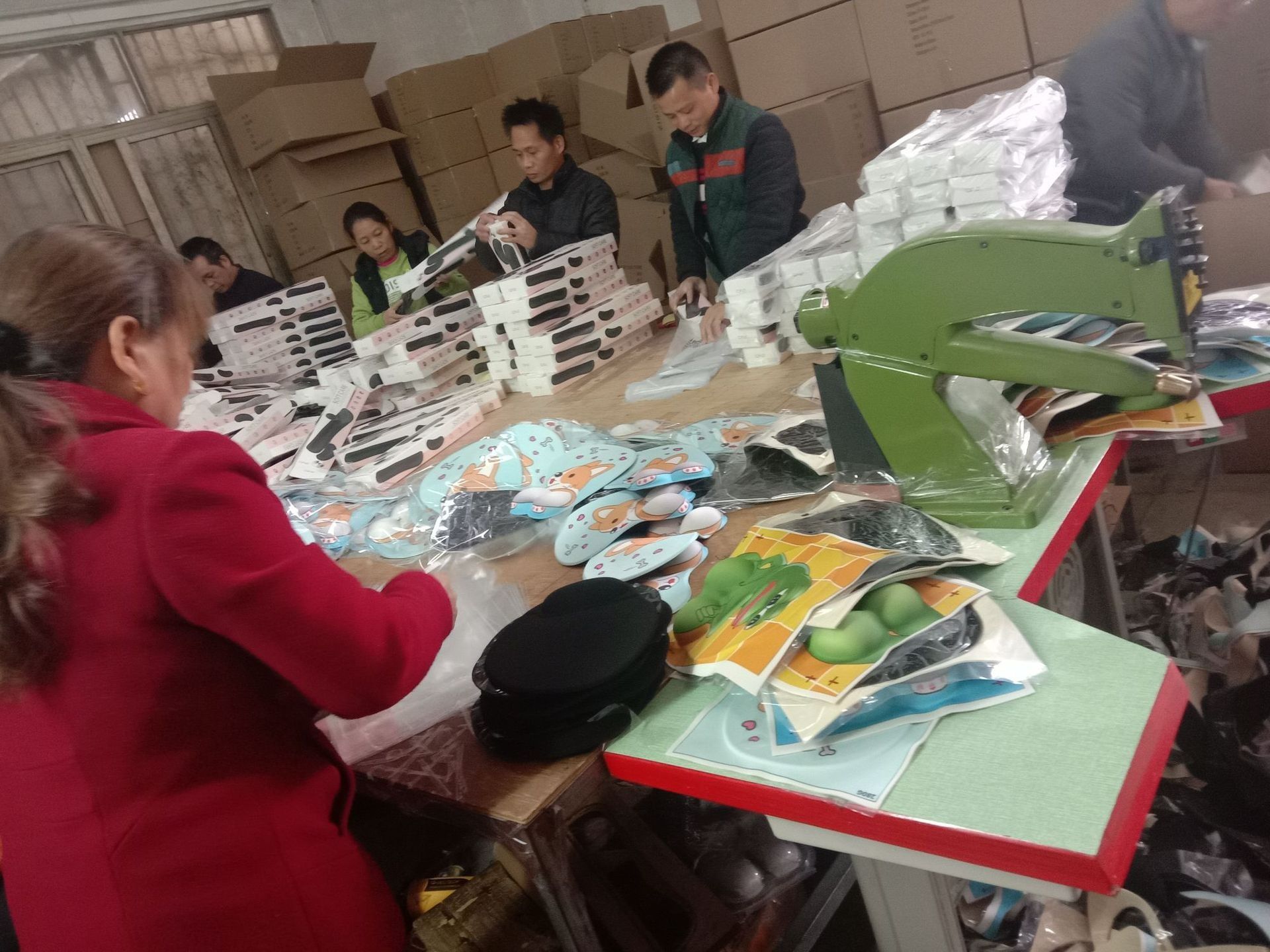  5 Miếng lót chuột, mouse pad nhỏ dùng trong văn phòng, có phần đệm tay PK1555 