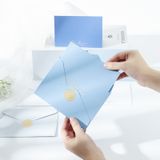  [GIAO HÀNG 7-25 NGÀY] 50 Phong bì kèm nhãn dán Niêm Phong 16*11.7cm màu hồng dùng đựng thiệp chúc mừng, Thiệp Mời Đám Cưới Đính Hôn Lãng Mạn Q1741 