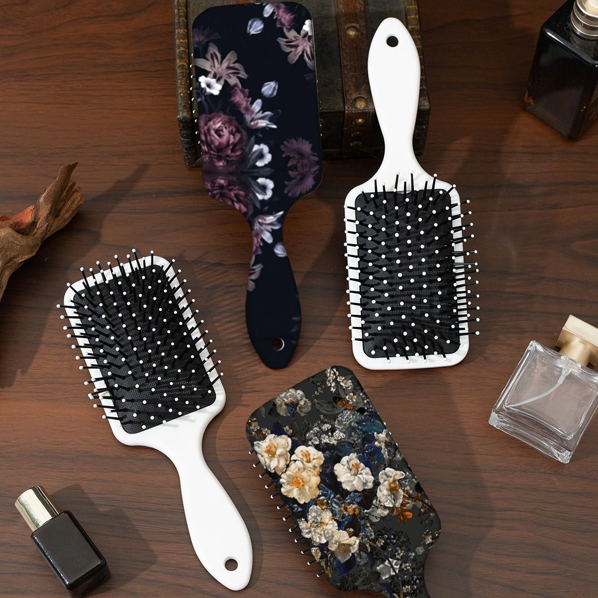  [ORDER] Combo 10 chiếc Lược chải tóc, lược massage chủ đề floral PK250005 