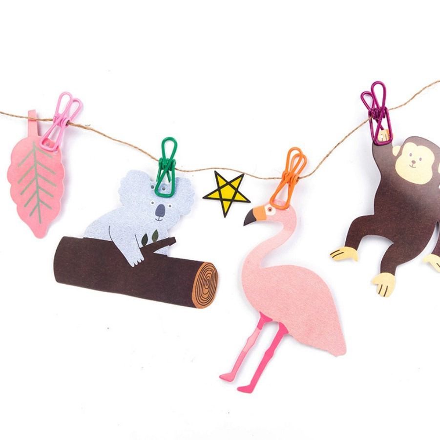  COMBO 100 Kẹp quần áo thép không gỉ đa năng nhiều màu kích thước 5.5CM PK1296 [ORDER] 