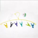  COMBO 100 Kẹp quần áo thép không gỉ đa năng nhiều màu kích thước 5.5CM PK1296 [ORDER] 