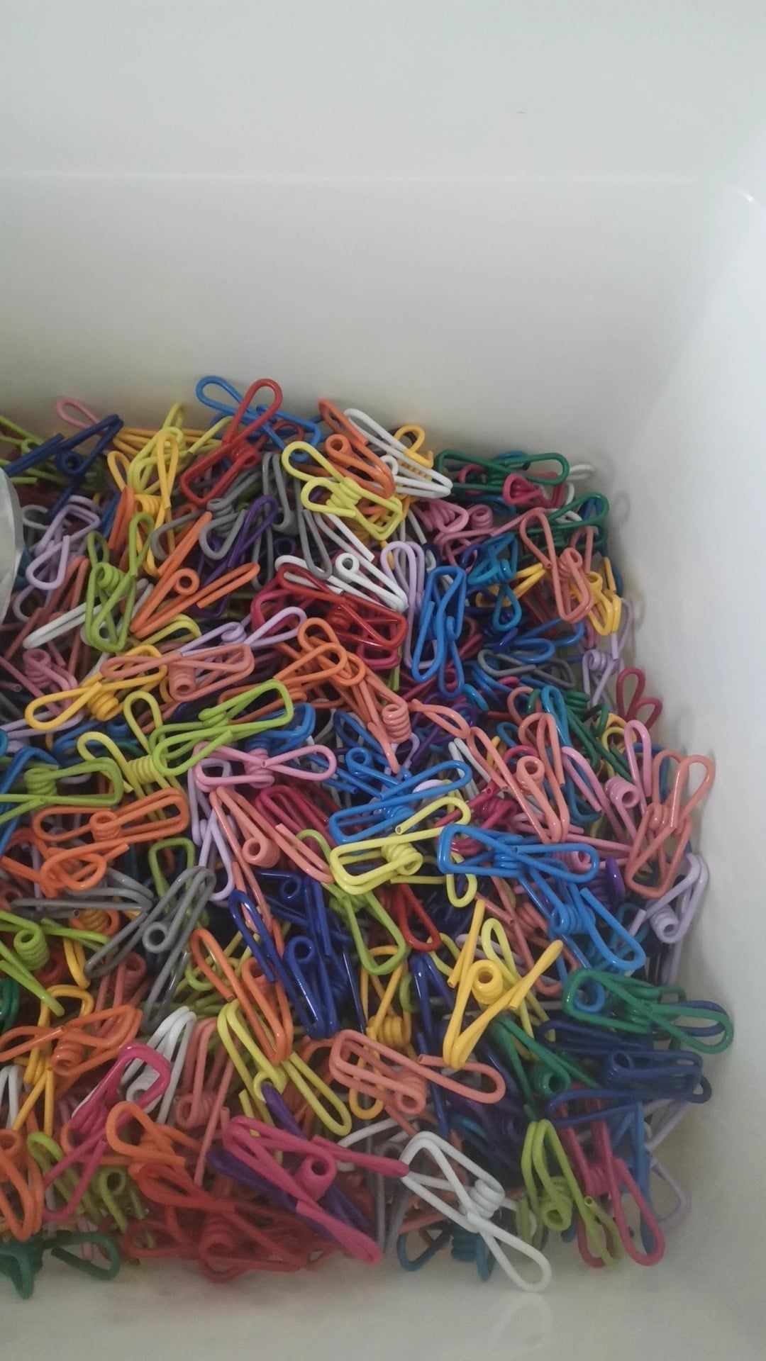  COMBO 100 Kẹp quần áo thép không gỉ đa năng nhiều màu kích thước 5.5CM PK1296 [ORDER] 