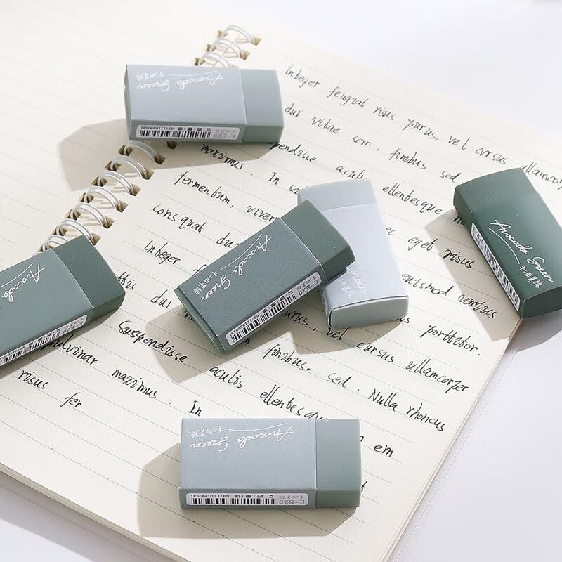  [GIAO HÀNG 7-25 NGÀY]  Combo 120 Gôm tẩy bút chì hình chữ nhật chuyển màu 12 tông màu 5 X 2.5 CM Classy PK1329 