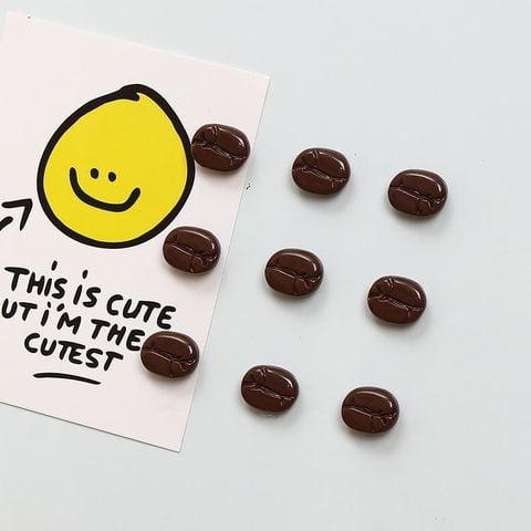  [GIAO HÀNG 7-25 NGÀY] 100 Miếng Magnet trang trí tủ lạnh, bàn học, máy tính, điện thoại hình viên cà phê PK1651 