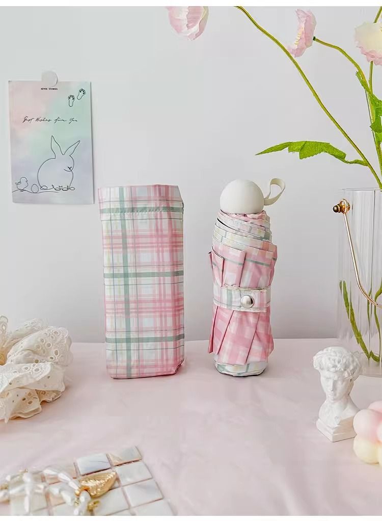  (ORDER) Ô gấp 5 khúc chống nắng mưa 2 trong 1, Có thể in logo PK250020 