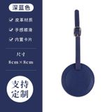  Thẻ Hành Lý Da PU Mềm Kiểu Dáng Tròn Hàng Có Sẵn Xuyên Biên Giới [GIAO HÀNG 2-10 NGÀY | SỈ TỪ 2 TRIỆU | CÓ THỂ IN LOGO] 