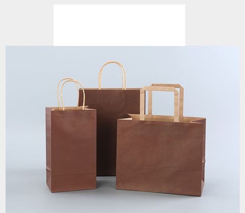  Combo 10c Túi giấy kraft dập nổi, túi đựng bánh, túi đựng đồ tráng miệng, túi đựng trà sữa mang đi, túi quà tặng, túi xách cao cấp 