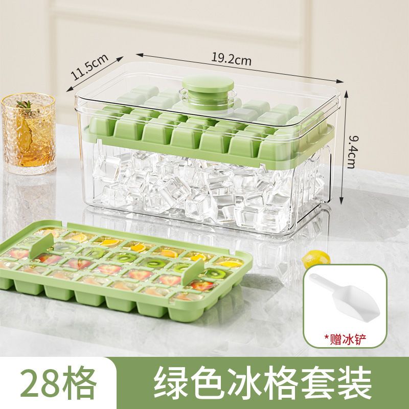  Hộp Đá Viên Silicone Khuôn Lưới Dung Tích Lớn Gia Dụng [GIAO HÀNG 2-10 NGÀY | SỈ TỪ 2 TRIỆU | CÓ THỂ IN LOGO] 