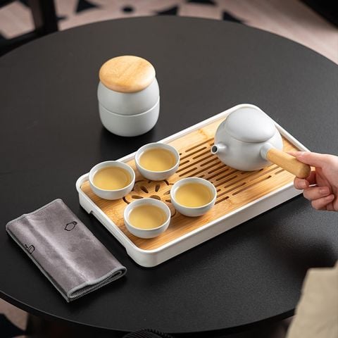  [ORDER]Bộ Trà Cụ Du Lịch – Trọn Vẹn Nghệ Thuật Trà Đạo Dù Ở Đâu  PK250060 