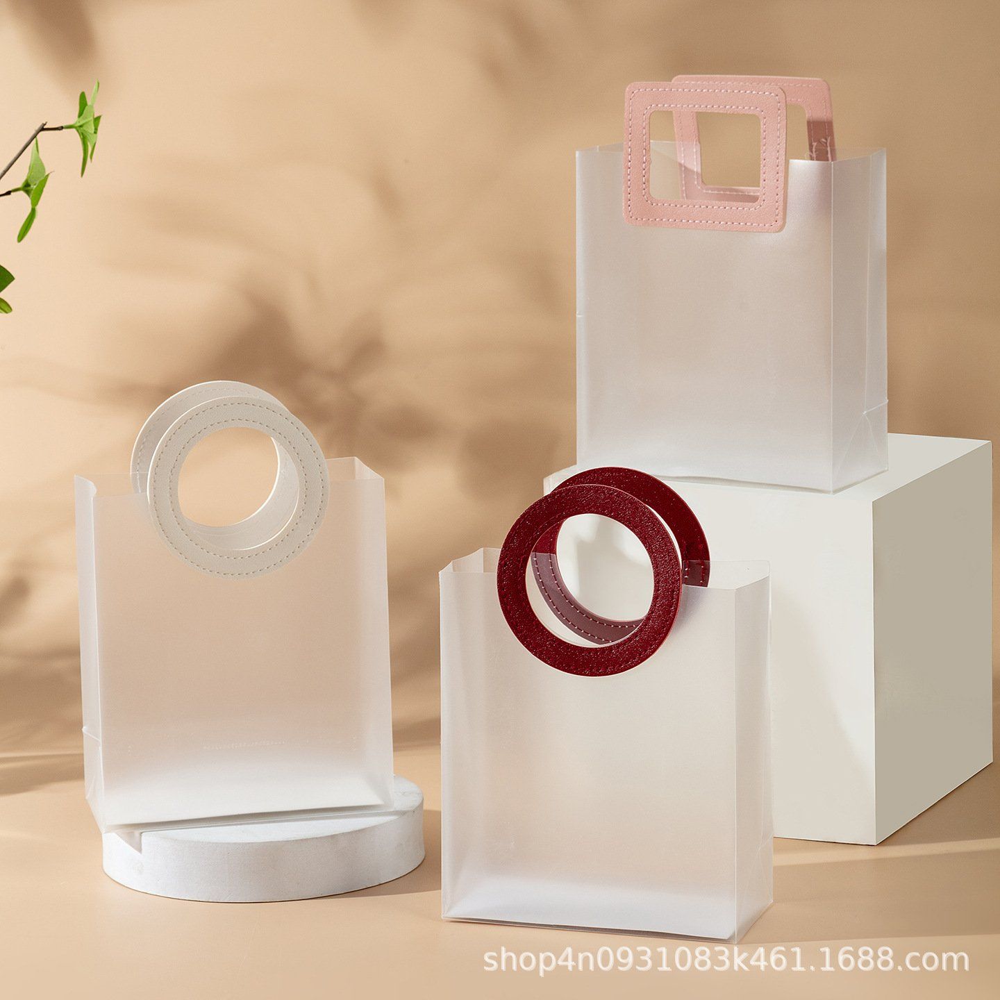  Classy Túi quà tặng, túi quai xách nhựa trong suốt nhiều kích cỡ Q25-0001 