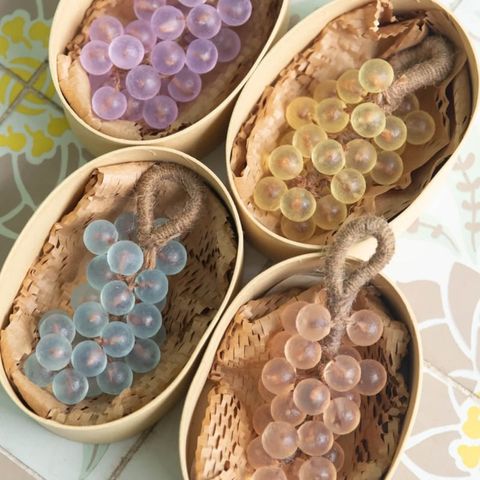  [ORDER] Xà Phòng - Soap  Hình Chùm Nho – Tinh Dầu Thơm Lâu Sang TrọngPK250057 