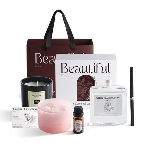  [ORDER] Bộ Quà Tặng Nến Thơm – Hộp Quà Cao Cấp PK250064 