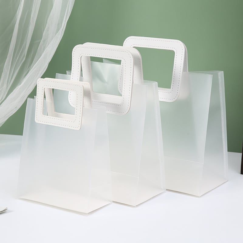  Classy Túi quà tặng, túi quai xách nhựa trong suốt nhiều kích cỡ Q25-0001 