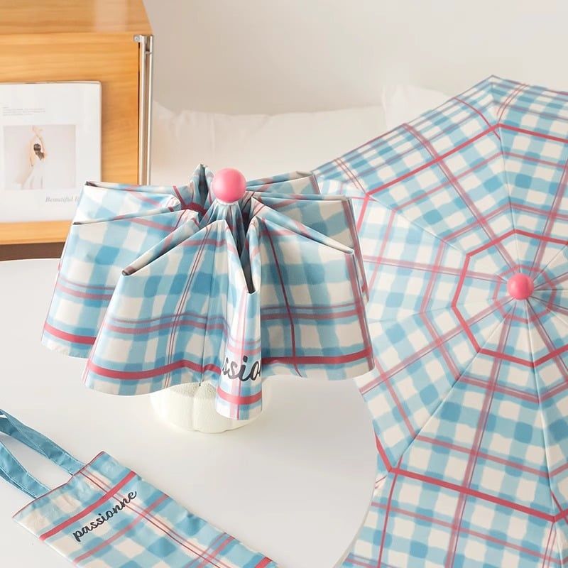  (ORDER) Ô gấp 5 khúc chống nắng mưa 2 trong 1, Có thể in logo PK250020 