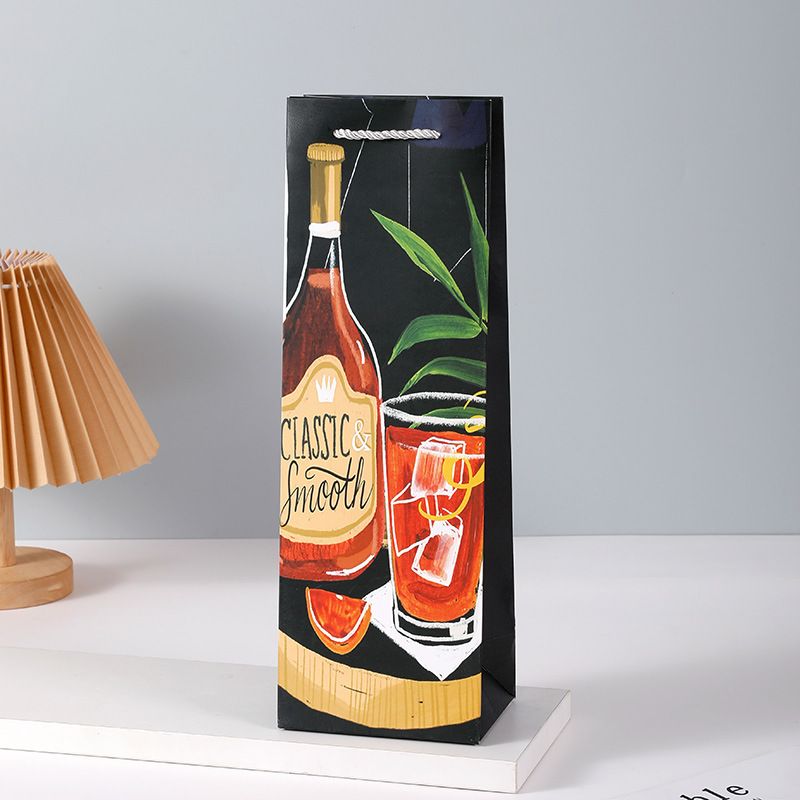  Túi quà tặng, túi giấy quai xách đựng rượu vang các loại , bằng giấy đựng chai đơn 750 ML Q1797 [HÀNG ORDER 5-7 NGÀY | ÁP DỤNG ĐƠN TỪ 2 TRIỆU | CÓ THỂ IN LOGO] 