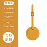  Thẻ Hành Lý Da PU Mềm Kiểu Dáng Tròn Hàng Có Sẵn Xuyên Biên Giới [GIAO HÀNG 2-10 NGÀY | SỈ TỪ 2 TRIỆU | CÓ THỂ IN LOGO] 