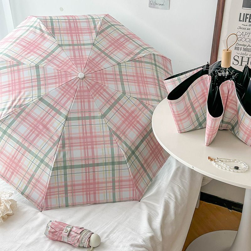  (ORDER) Ô gấp 5 khúc chống nắng mưa 2 trong 1, Có thể in logo PK250020 