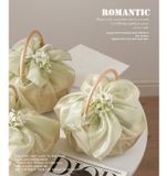  (ORDER)Giỏ quà xách tay nàng thơ kèm voan xinh xắn PK250018 