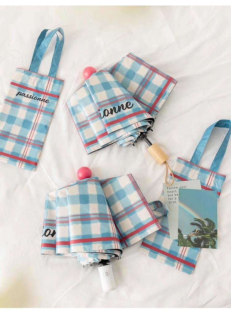  (ORDER) Ô gấp 5 khúc chống nắng mưa 2 trong 1, Có thể in logo PK250020 