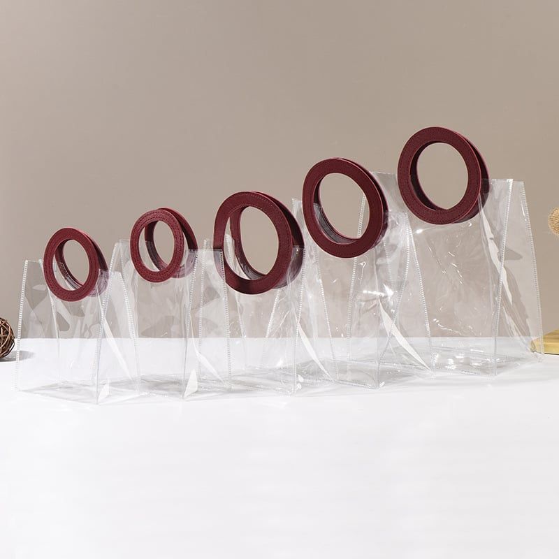  Classy Túi quà tặng, túi quai xách nhựa trong suốt nhiều kích cỡ Q25-0001 