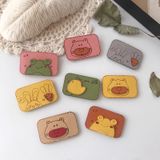  PK915 Miếng dán tóc mái một mặt vải in hình hoạt hình 