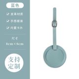  Thẻ Hành Lý Da PU Mềm Kiểu Dáng Tròn Hàng Có Sẵn Xuyên Biên Giới [GIAO HÀNG 2-10 NGÀY | SỈ TỪ 2 TRIỆU | CÓ THỂ IN LOGO] 