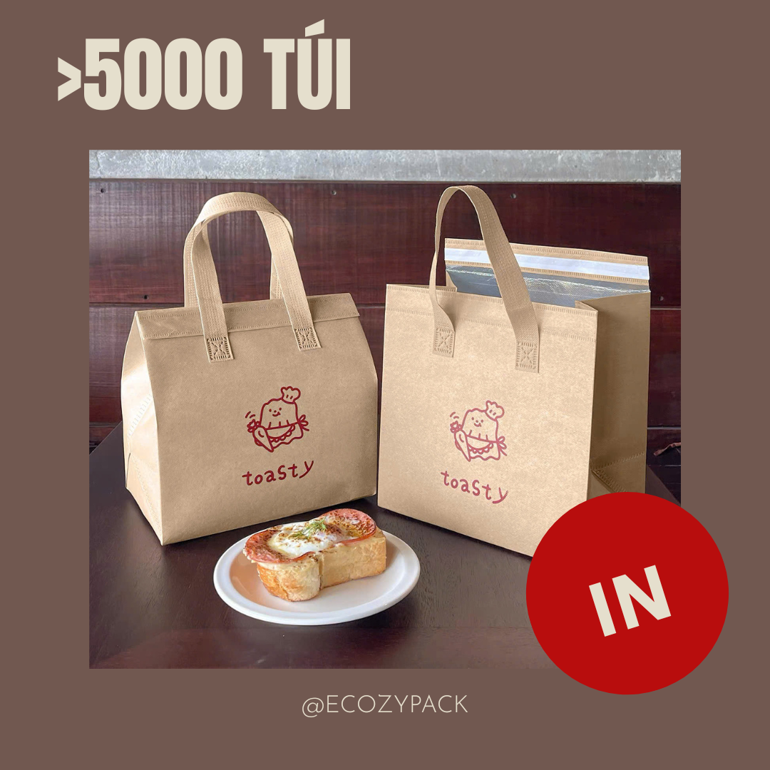  TÚI GIỮ NHIỆT IN (5000 túi) 