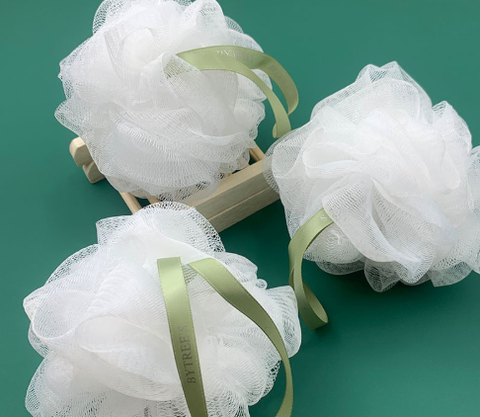  [ORDER]  COMBO 20 Bông tắm tạo bọt nhà tắm 2 màu kích thước lớn phù hợp vệ sinh cơ thể hàng ngày PK250003 