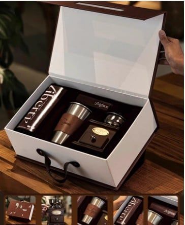  Hộp quà doanh nghiệp – Phong cách tối giản, retro sang trọng PK250010 [HÀNG ORDER 5-7 NGÀY | ÁP DỤNG ĐƠN TỪ 2 TRIỆU | CÓ THỂ IN LOGO] 