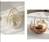  (ORDER)Giỏ quà xách tay nàng thơ kèm voan xinh xắn PK250018 