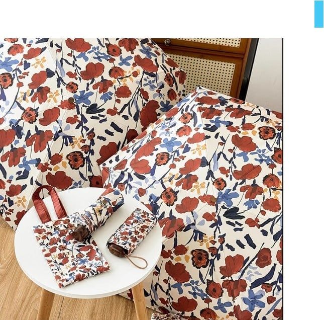  (ORDER) Ô gấp 5 khúc chống nắng mưa 2 trong 1, Có thể in logo PK250020 