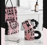  Ly Sứ Phiên Bản Black Pink cực kì dễ thương PK250027 [HÀNG ORDER 5-7 NGÀY | ÁP DỤNG ĐƠN TỪ 2 TRIỆU | CÓ THỂ IN LOGO] 